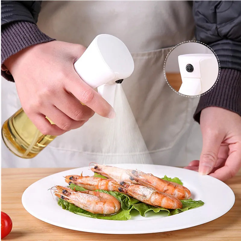 Oil Spray Bottle Kitchen BBQ Cooking Olive Oil Vinegar Soy Sauce Sprayer Containers