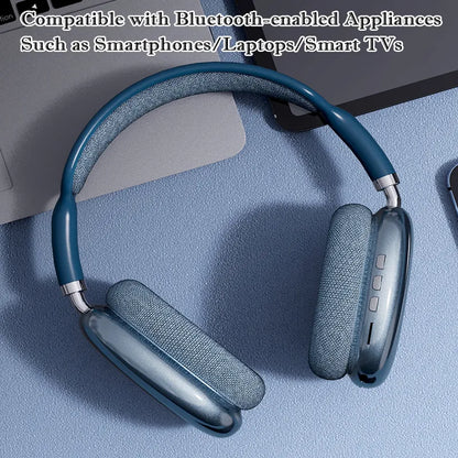 P9 Wireless Bluetooth Headphones With Mic Noise Cancelling Headsets Stereo Sound Earphones Sports Gaming