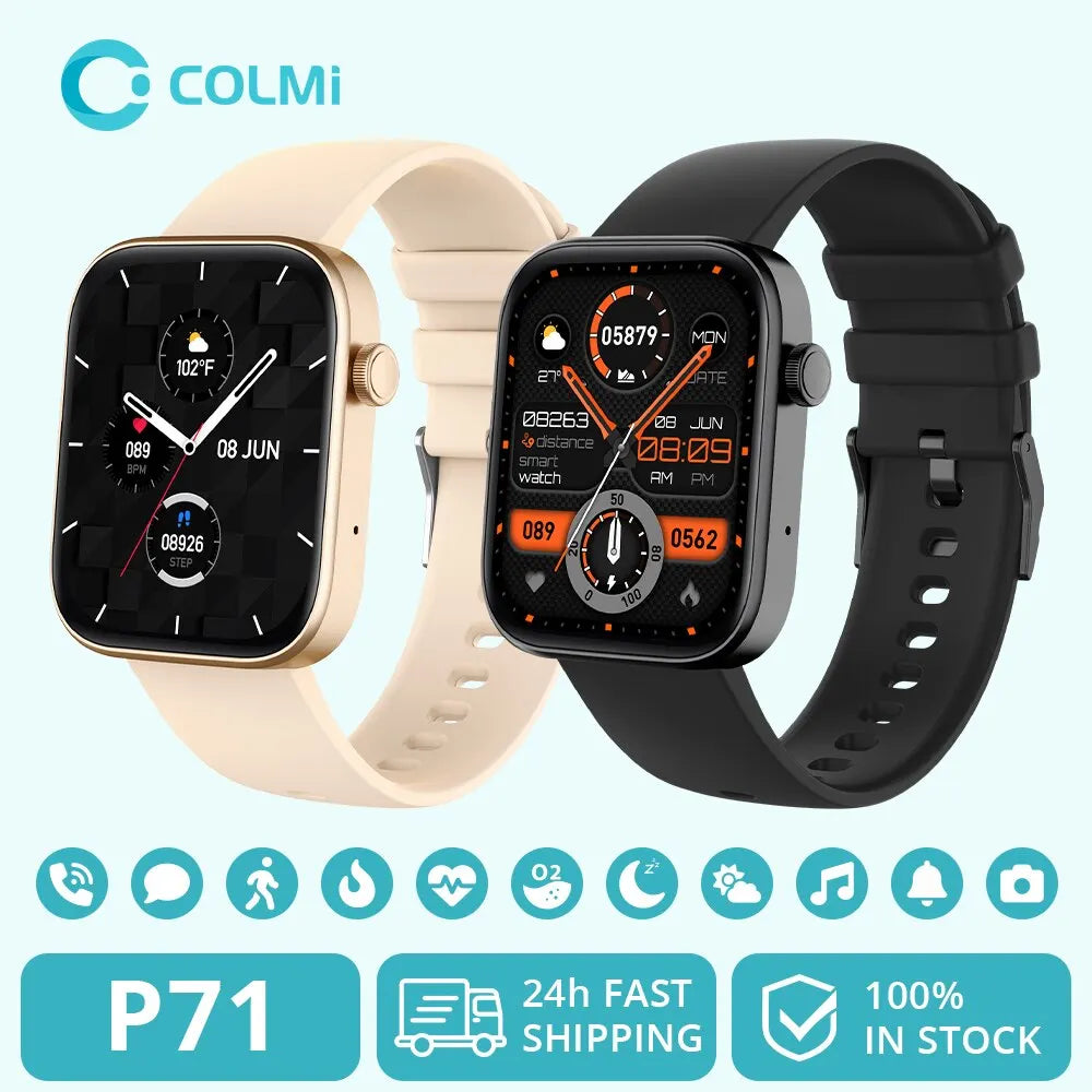 Smartwatch Men Health Monitoring IP68 Waterproof Smart Notifications Voice Assistant Smart Watch Women