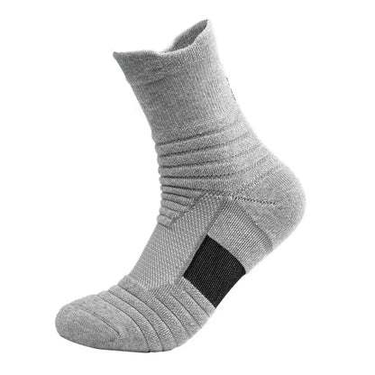 Anti-slip Football Socks Men Women Cotton Sock Short Long Tube Soccer Basketball Sport Socks Breathable Deodorous Socks 39-45