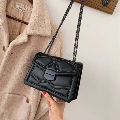 Small Shoulder Bags For Women Flap PU Leather Fashion Bag Designer Handbag