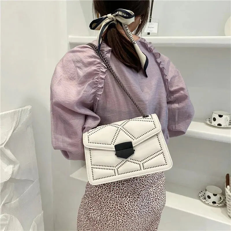 Small Shoulder Bags For Women Flap PU Leather Fashion Bag Designer Handbag